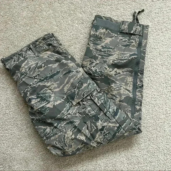 USAF Cold Weather Tiger Stripe Camouflage Trousers Pants L Men SPM1C1-08-D-1041 - Picture 15 of 15